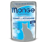 MONGE Natural 80 g - tonno con acciughine