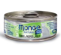 MONGE Natural Cat 80 g - tonno del pacifico con pollo