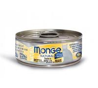 Monge Natural Tonno E Petto Di Pollo Con Mais Cibo Umido Per Gatti Adulti 80g