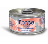 Monge Natural Premium Food Dog Lattina Multipack 24x95G POLLO CON PROSCIUTTO