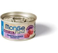 Monge Natural Premium Food Dog Lattina Multipack 24x95G TONNO CON MANZO