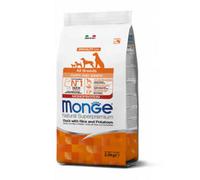 Monge Natural Superpremium All Breeds Puppy & Junior Monoprotein Anatra con Riso e Patate 2,5 kg - Crocchette monoproteiche cane - 1° ORDINE? scegli lo sconto BZR5 / BZR20 + 200 punti fedeltà