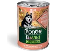 Monge Natural Superpremium Bwild Dog Lattina 400G SALMONE CON ZUCCA
