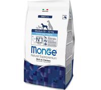 Monge Natural Superpremium Dog Medium Puppy&Junior Crocchette pollo 3kg