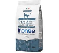 Monge Natural Superpremium Sterilised Cat Adult con Trota 1.5KG