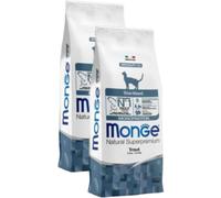 Monge Natural Superpremium Sterilised Cat Adult con Trota KIT RISPARMIO 2X10KG