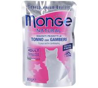 Monge Natural Tonno/Gamberetti 80 G