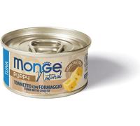 Monge Puppy Natural Lattina Multipack 24x95g TONNO CON FORMAGGIO