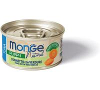 Monge Puppy Natural Lattina Multipack 24x95g TONNO CON VERDURE