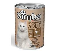 MONGE SCATOLETTE BOCCONCINI UMIDO PER GATTI SIMBA VARI GUSTI 415GR X 24PZ