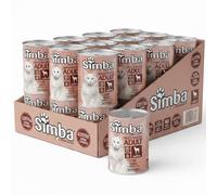 Monge Simba Bocconcini Adult Agnello Umido Gatti Salsa Naturale 10kg 24 Pezzi