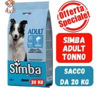 Monge SIMBA Crocchette per CANI Adulti TONNO 3 Sacchi da 20 kg NOVITA'