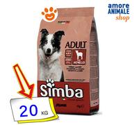 Monge Simba Dog Adult con Agnello Cibo Secco Cani 4/20 Kg