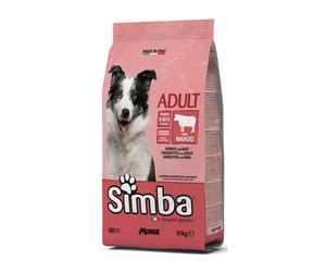 Monge Simba Dog Crocchette Adult con Manzo Alimento Completo Cani Sacco 10kg