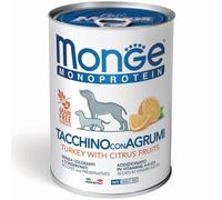 MONGE MONOPROTEICO TACCHINO & AGRUMI 400 GR.