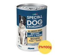 Monge Special Dog Excellence Cane Bocconi con Pollo e Tonno umido cani - 24x400g