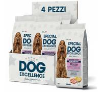 Monge Special Dog Excellence Maiale e Patate Adult Secco Cani 12kg 4 Pezzi
