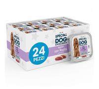 Monge Special Dog Excellence Patè Adult con Anatra Alimento Umido 150g 24 Pezzi