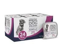 Monge Special Dog Fresh Patè e Bocconcini Agnello Alimento Umido Cani 150g 24 Pe