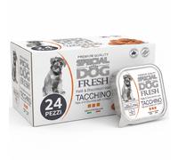 Monge Special Dog Fresh Patè e Bocconcini Tacchino Alimento Umido Cani 150g 24 P