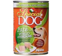 MONGE SPECIAL DOG PATE 12 PEZZI DA 400 GR CARNE VITELLO/VERDURE CANI ADULTI