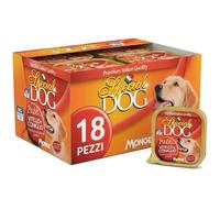Monge Special Dog Patè Adult con Vitello e Coniglio Alimento Umido 400g 18 Pezzi