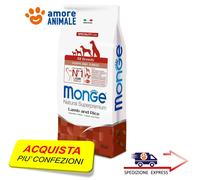 Monge Superpremium ADULT ALL BREEDS 12 kg GUSTI ASSORTITI crocchette per cani