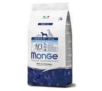 Monge superpremium cane medium puppy 3 o 12 kg crocchette per cani cuccioli medi