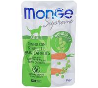 Monge Supreme Adult Tonno Con Piselli E Baby Carrots Gatti Adulti 80 g