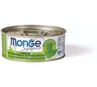 Monge Supreme Cat Senior Lattina Multipack 24x80G TONNO CON RISO E TÈ MATCHA