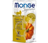 Monge Supreme Cat Sterilised Busta Multipack 24x80G TONNO CON QUINOA E ZUCCA