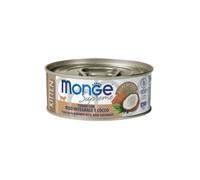 Monge Supreme Kitten in salsa lattina da 80 gr: Tonno con riso integrale e cocco