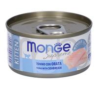Monge Supreme Cibo Umido Tonno Con Orata Per Gattini Scatoletta