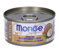 Monge Supreme Tonno Riso Integrale e Cocco Cibo Umido Gattini 80g