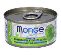 Monge Supreme Senior Tonno Con Riso Integrale Matcha Tè Verde Gatti An