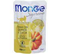 Monge Supreme Sterilised Tonno Con Quinoa e Zucca Gatti Sterilizzati 8