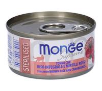 Monge Supreme Sterilised Tonno Con Riso Integrale Mirtilli Rossi Gatti