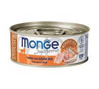 Monge Supreme Sterilised – Tonno con granchio – Lattina 80 g