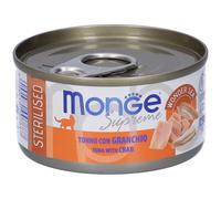 Monge Supreme Sterilised Tonno Granchio Gatti Sterilizzati 5x80 g