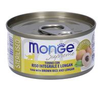 Monge Supreme Tonno Con Riso Integrale Longan Gatti Sterilizzati 80 g