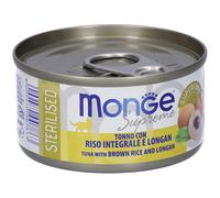 Monge Supreme Tonno Con Riso Integrale Longan Gatti Sterilizzati - Ris