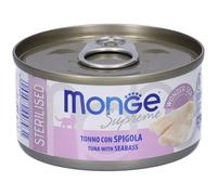 Monge Supreme Tonno Con Spigola Gatti Sterilizzati 5x80 g