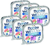 Monge Vet Solution Gatto Dermatosis Vaschetta 100G KIT RISPARMIO 6X100G