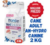 MONGE VETSOLUTION AN-HYDRO CANINE Crocchette Cane Sacco da 2 kg - 2kg
