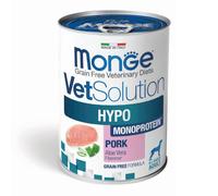 Monge VetSolution Canine Hypo Monoprotein Grain Free 400 gr Maiale - confezione da 6 pezzi - Umido monoproteico cane - 1° ORDINE? scegli lo sconto BZR5 / BZR20 + 200 punti fedeltà