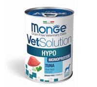 Monge VetSolution Canine Hypo Monoprotein Grain Free 400 gr Tonno - confezione da 6 pezzi - Umido monoproteico cane - 1° ORDINE? scegli lo sconto BZR5 / BZR20 + 200 punti fedeltà