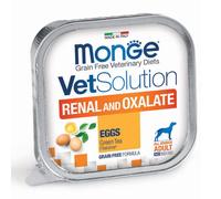 Monge VetSolution Canine Renal & Oxalate Grain Free 150 gr Uova essiccate - confezione da 6 pezzi - 1° ORDINE? scegli lo sconto BZR5 / BZR20 + 200 punti fedeltà