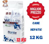 MONGE Vetsolution Cane Hepatic kg. 12 Cibo Secco per Cani, Multicolore, Unica, 12000 unità