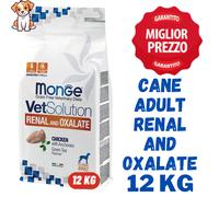 Monge Dog VetSolution Renal and Oxalate - Monge Dog VetSolution Renal and Oxalate - Offerta [PREZZO A CONFEZIONE] Quantità Minima 2, Sacco Da 12 Kg