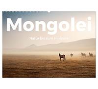 Mongolei - Natur bis zum Horizont (Wandkalender 2026 DIN A2 quer), CALVENDO Monatskalender: Entdecken Sie die malerische Mongolei, so wie Sie sie noch nie gesehen haben.